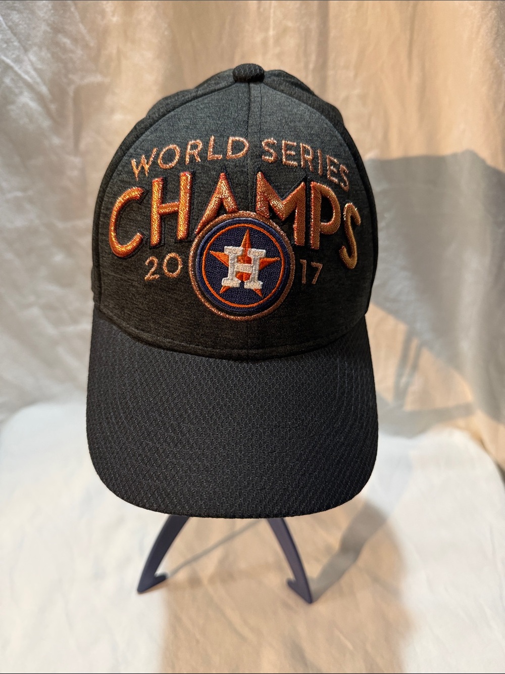 New Era Black and Orange World Series Champs 2017 Hat Houston Astro Size Youth